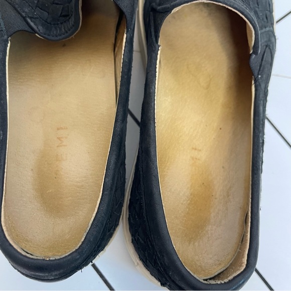 M. Gemi | Cerchio Woven Suede Slip on Sneaker Black Size 39 - Picture 9 of 15